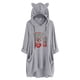 thumbnail image 1 of Sudadera informal de manga larga con capucha y estampado navideño para mujer Pompotops  gfhjh23324, 1 of 4