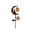 #1C, variant on Stijggn Halloween Black Cat Solar Garden Lights, Pumpkin Moon Garden Outdoor Stake Light for Yard Pathway Patio