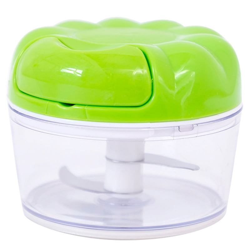 Coofit Manual Garlic Chopper Plastic Mini Vegetable Chopper Food