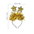 thumbnail image 2 of OULII 2 Pcs Serre-Têtes Pailletés Dorés pour Cheveux de Fête, 2 of 6