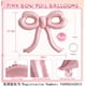 thumbnail image 3 of Yanonmyfd 4 Pcs Pink Bow Balloons Bow Party Decorations for Girl Women Pink Bow Birthday Decorations Giant Foil Balloon for Baby Shower Bridal Engagement Wedding Decor Bachelorette Party Supplies, 3 of 23