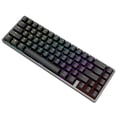 thumbnail image 3 of Teclado mecánico personalizado CNC de 67 teclas con estabilizadores atornillables PCB, estabilizador de teclas 2u chapado en oro transparente, 3 of 3