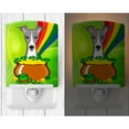 thumbnail image 2 of Caroline's Treasures BB1980CNL Italian Greyhound St. Patrick's Day Ceramic Night Light, 6x4x3", multicolor, 2 of 2