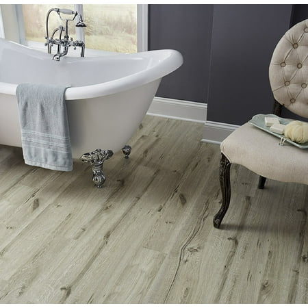 Pacific Pearl 4mm Thickness x 5.91 in. Width x 48 in Length HDPC Embossed Vinyl Plank (19.69 sq. ft. / (Best Rated Vinyl Plank Flooring)