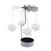 thumbnail image 5 of Candelero giratorio giratorio con luz de té, candelabro de metal para decoración del hogar de Navidad, candelabro de metal Scienceny JJ8918-08B, 5 of 5