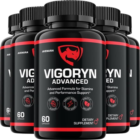 Vigoryn Advanced for Men Capsules – Vigoryn Advanced Formula Supplement Pills Energy 5 Pack 300 Capsules