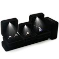 thumbnail image 1 of Ring Box LED Lighted: Classic Engagement Wedding Ring Case Jewelry Storage Box, 1 of 8