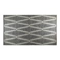 thumbnail image 1 of Design Imports CAMZ10425 Gray Diamond Hand-Loomed Rug, 4 x 6 ft., 1 of 7