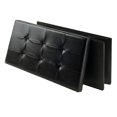 thumbnail image 4 of Winsome Ashford Faux Leather Ottoman with Storage, 4 of 5