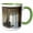 Green/White, variant on 3drose, Washington D.c. Thomas Jefferson Memorial - Us09 Bja0058 - Jaynes Gallery, 11oz Two-tone Red Mug