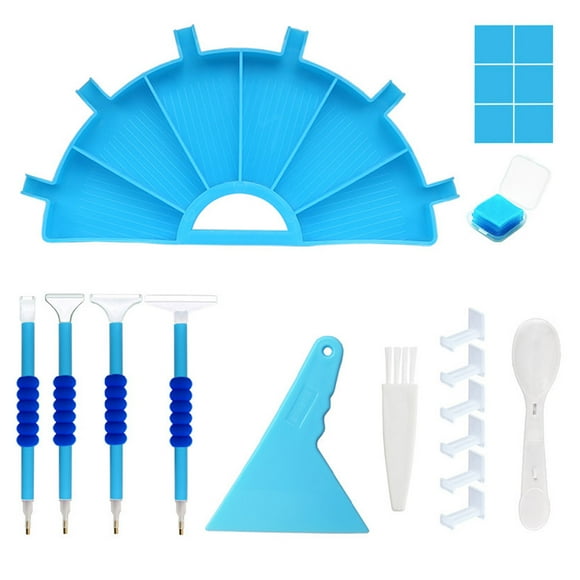 Diamond painting accessories tray organizer kit, palette shelf tool for diamond painting storage kit