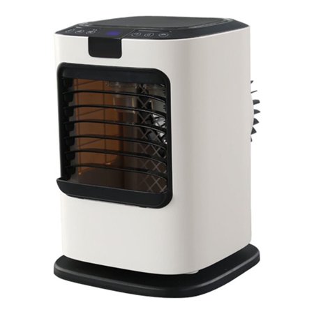 Frostluinai Savings Clearance 2023! Small Air Conditioner Mini AC Portable Air Conditioner with 6 Speeds, Personal Air Cooler Cooling Fan w/ Seven-Color Night Light for Small Room Home Office Camping