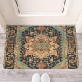 thumbnail image 2 of Bohemian Brown Ethnic Vintage Pattern Rug Welcome Door Mat Decorative Doormat Farmhouse Low-Profile Floor Rug Switch Mat for Home Indoor Outdoor Decorations 17 X 30 Inch, 2 of 6