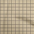 thumbnail image 1 of oneOone Cotton Poplin Twill Light Brown Fabric Check Plaid Sewing Craft Projects Fabric Prints By Yard 56 Inch Wide, 1 of 4
