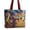 B#061, variant on Sunflower Printed Canvas Tote Bag Reusable Shopping Bag for Women Men Eco Friendly Lightweight Handbag for Grocery Market Beach Travel 100% Polyester Material