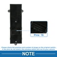thumbnail image 4 of Interruptor de ventana eléctrica para automóvil Unique Bargains No.935702T010 Interruptor de control de ventana del lado del conductor delantero izquierdo para Kia Optima 2011-2013 Negro, 4 of 7