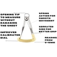 thumbnail image 3 of Wax Sheet Thickness Caliper, 1 to 1/10 mm Gauge for Rubber & Craft Sheets by Artman Instruments, 3 of 4