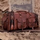 thumbnail image 5 of Bolsa de lona Cuero Cureo Weekender Leather 30 L, color marrón vintage, 5 of 5