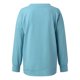 thumbnail image 5 of Gibobby Sudadera con forro polar Mujer 1 Uds. Sudadera holgada informal de manga larga con cuello redondo de Color sólido para mujer Otoño Invierno 1 Uds. Sudadera sin capucha(Aqua, XL), 5 of 5