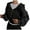 A-Black124, variant on Bibifish Womens Hoodies Solid Color Zip Up Cropped Hooded Sweatshirts With Pocket Trendy Baggy Long Sleeve Hoodies For Ladies
