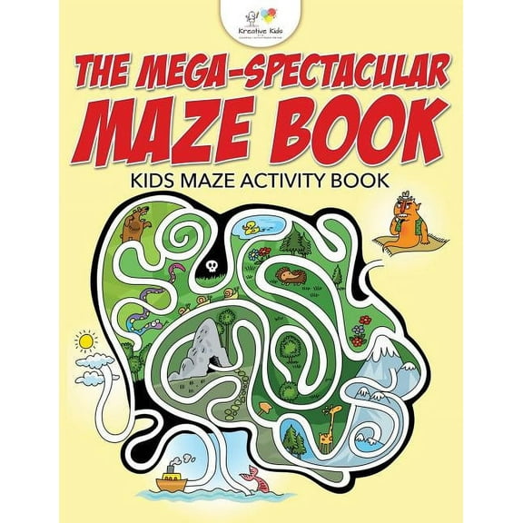 The Mega-Spectacular Maze Book: Kids Maze Activity Book, (Paperback)