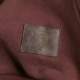 thumbnail image 6 of WTOBBY Men's Retro Heavyweight Half Zip Hoodie, Baggy Stand Collar Pullover with Pockets, Retro Streetwear Winter Warmth,Brown M, 6 of 6