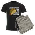 thumbnail image 6 of CafePress - Taco Tuesday Men's Dark Pajamas - Men's Dark Loose Fit Cotton Pajama Set, 6 of 7