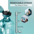 thumbnail image 4 of Botella de agua GIFUBOWA 3L Motivational con marcador de tiempo PETG, 4 of 7