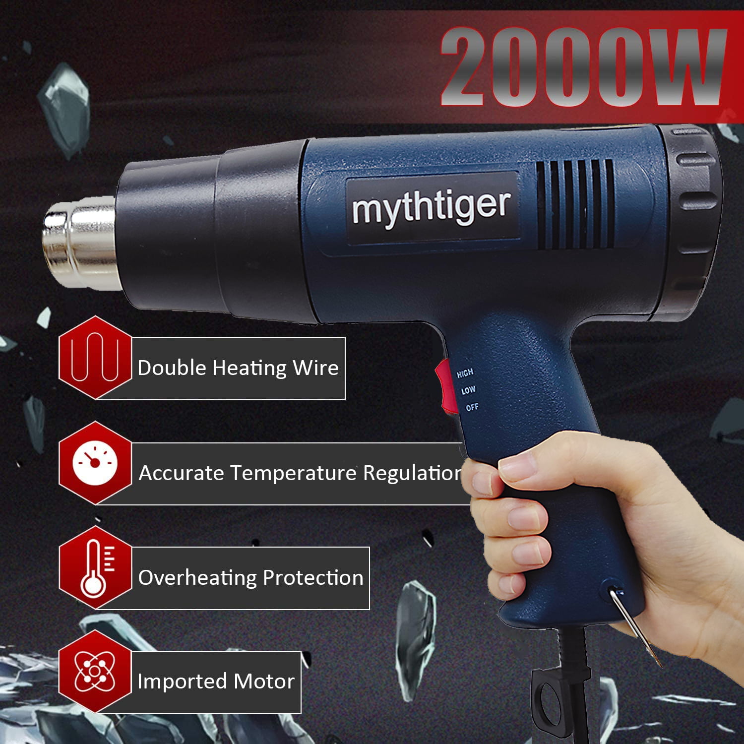 BRAND NEW HEAT GUN for shrink wrap hot air craft projects, Hobbies & Toys,  Stationery & Craft, Other Stationery & Craft on Carousell