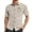 Beige, variant on Kureaily Men's Fitted Casual Short Sleeve Button Up Shirts Lightweight Beach Tops with Pocket