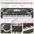 thumbnail image 3 of 61 Keys Music Electronic Keyboard Kids Electric Piano Organ W/Mic & Adapter for Kids Boys Girls Gift, 3 of 12