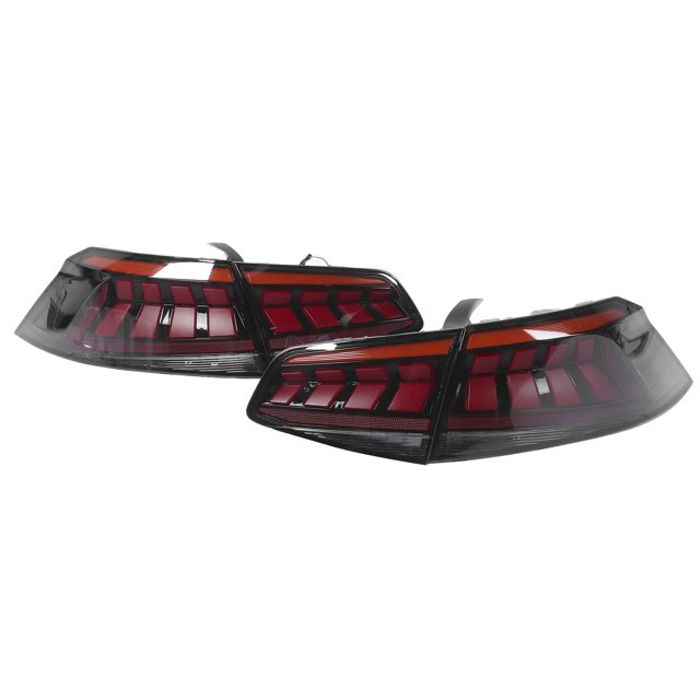 Ensamblaje de luces traseras ANGGREK LED Luz Trasera Lente Ahumada Ajuste B8 2015-2019