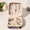 thumbnail image 6 of Owl Travel Portable Square Necklace Holder with Earring Holder, Display Case - Travel Organizer for Rings, Earrings, Necklaces, Bracelets - Suitable for Girls and Women, 6 of 6