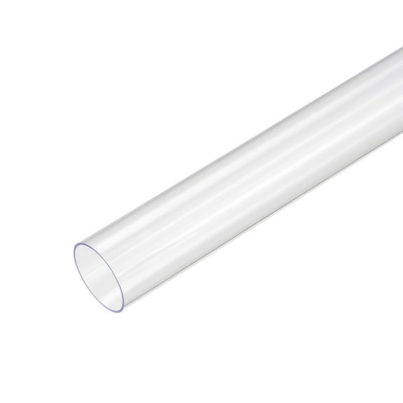Uxcell Round Clear Tubing 1-3/16 inch ID x 1-1/4 inch OD 1.6ft Transparent