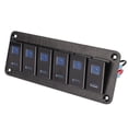 thumbnail image 4 of ON Off Toggle Switch Panel, 5 PIN Marine Rocker Switch Panel 6 Gang DC12V-24V 30A  for Motorcycle for Car for UTV, 4 of 8