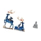 thumbnail image 5 of Estatua de resina de reno y alce, figura decorativa de animal, pareja de ciervos y escultura de Buda con mono, miniatura coleccionable para chimenea o, 5 of 8