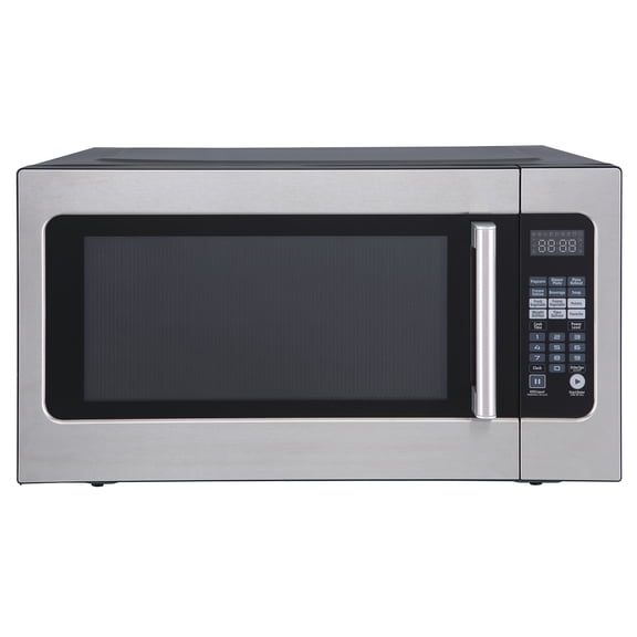 Magic Chef MC2211MS 2.2-cu. ft. 1,200-Watt Countertop Microwave with Sensor Cook, Silver