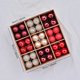 thumbnail image 3 of Christmas 3CM-72PCS Electroplated Set Christmas Tree Pendant Kraft Paper Box Decorations, 3 of 5