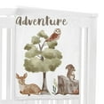 thumbnail image 6 of Sweet Jojo Designs Watercolor Woodland Forest Animals Multicolor Fleece Milestone Baby Blanket 3 Piece Set, 6 of 6
