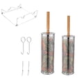 thumbnail image 4 of Cestas rodantes para asar, cesta para barbacoa, jaula de acero inoxidable para parrilla al aire libre, accesorios, rejilla para fogata al aire libre,, 4 of 7