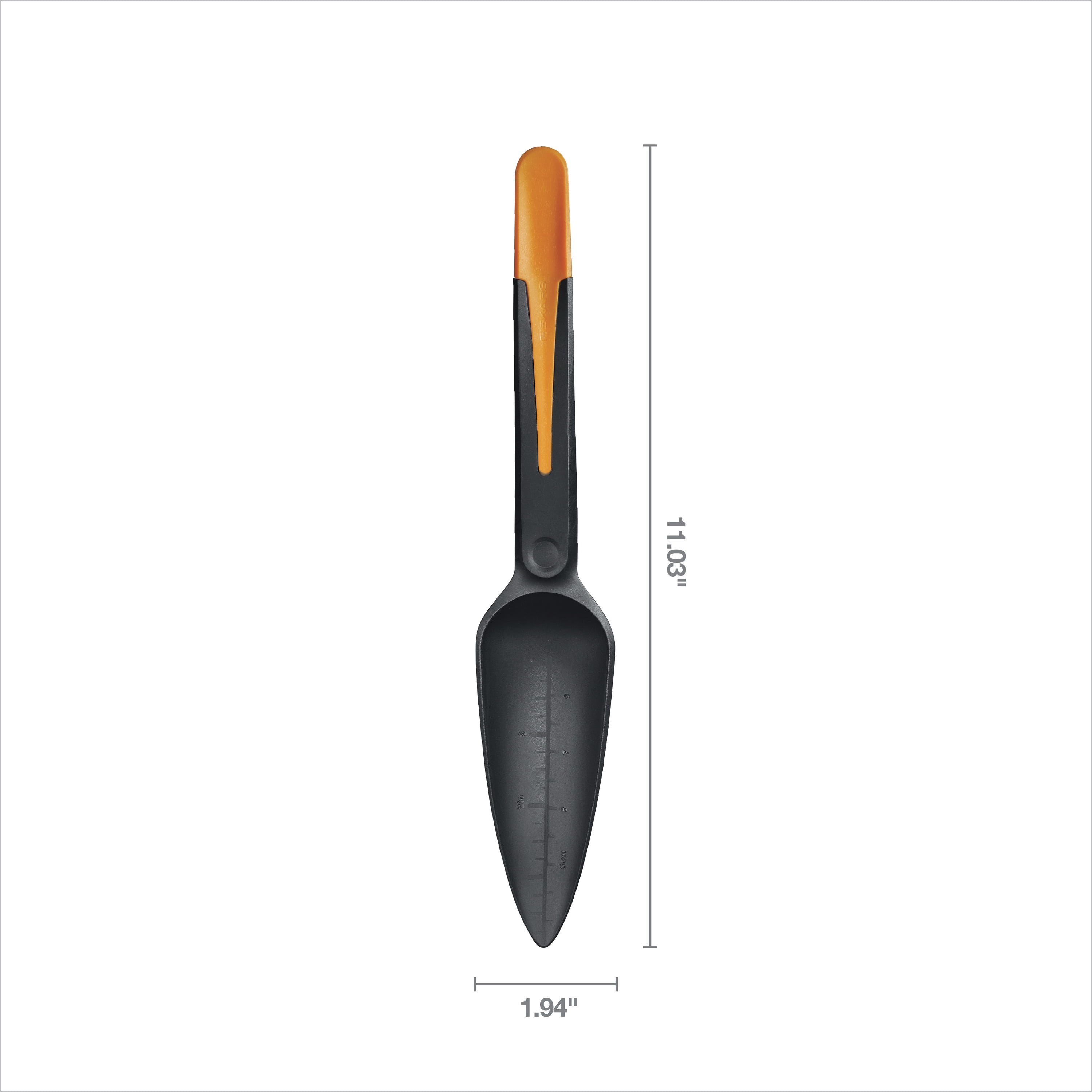 (2 pack) Fiskars Hand Seed Sower, 1 Pc, FiberComp Material Gardening Tool, Orange and Black