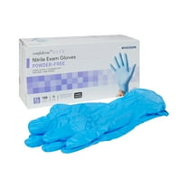 McKesson Confiderm Nitrile Exam Gloves, Powder-Free, Chemo Safe - Size XL, 100 Count, 1 Box