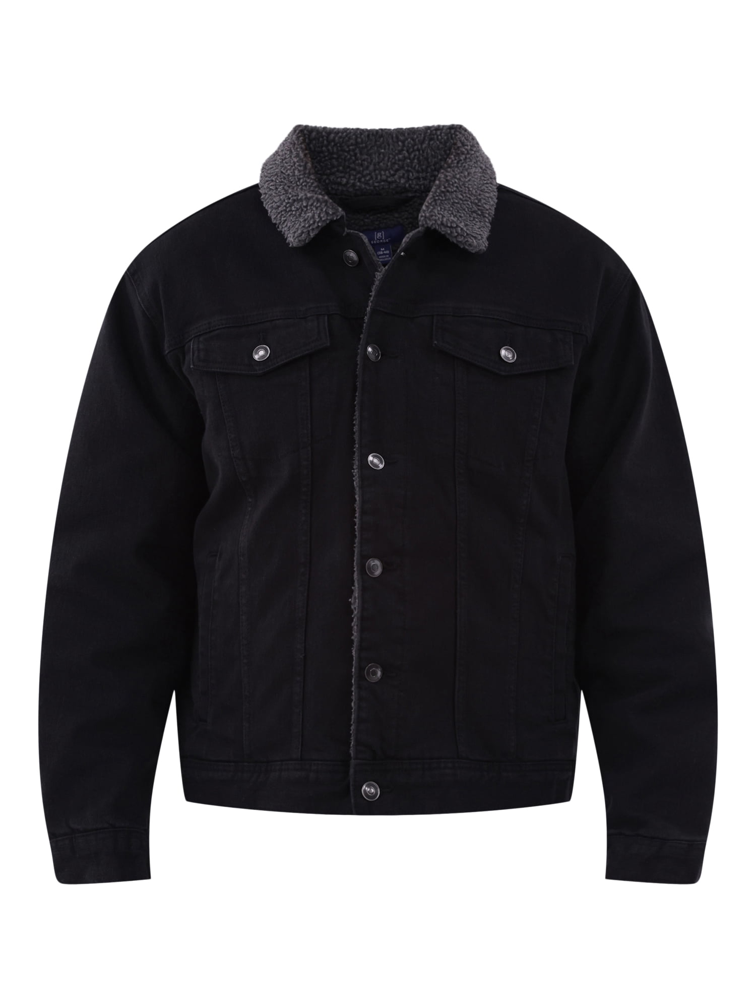 George Men's & Big Men's Fleece Lined Trucker Jacket, Sizes S-3XL