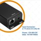 thumbnail image 3 of 3X Inyector Gigabit PoE Convertidor PoE de 12 V A 24 V para Conversiones Solares Entrada de 12-60 V Salida PoE Pasiva de 24 V para, 3 of 5