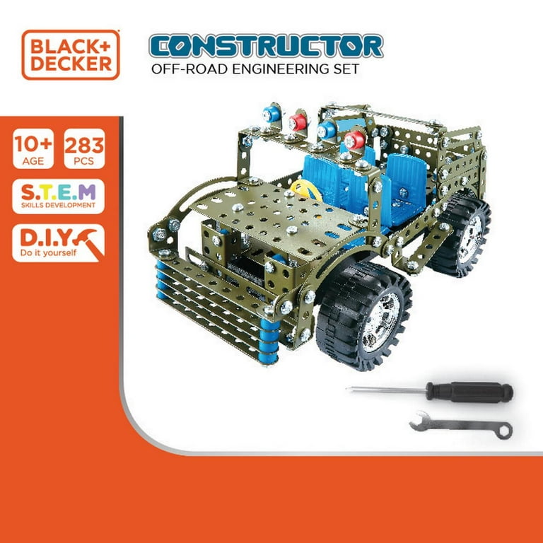 Black & Decker Take Apart Mini Construction Trucks Set