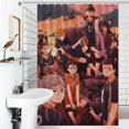 thumbnail image 4 of Haikyu!! Shower Curtain Waterproof Polyester Fabric Bathroom Curtain Decorative Set with 12 Hooks, 4 of 7