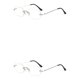 thumbnail image 2 of Sonducket Gafas de sol clásicas Gafas de sol rectangulares de color verdadero no deformables protectoras de alta definición Regular Regular 2Conjunto, 2 of 6
