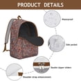 thumbnail image 4 of Paisley Pattern Backpack for School,Cute School Bag,Schoolbag with Adjustable Shoulder Straps & Padded Back,15.7"x11.8"x5.5", 4 of 5