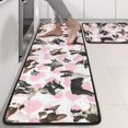 thumbnail image 2 of Kitchen Rugs Sets Of 2,Cute Boston Terrier Dog and Pink Love Heart Anti Fatigue Kitchen Mat Rugs Non Slip Washable,Decorative Kitchen Floor Mats for Kitchen,Sink,Laundry,17"x47"+17"x47", 2 of 5