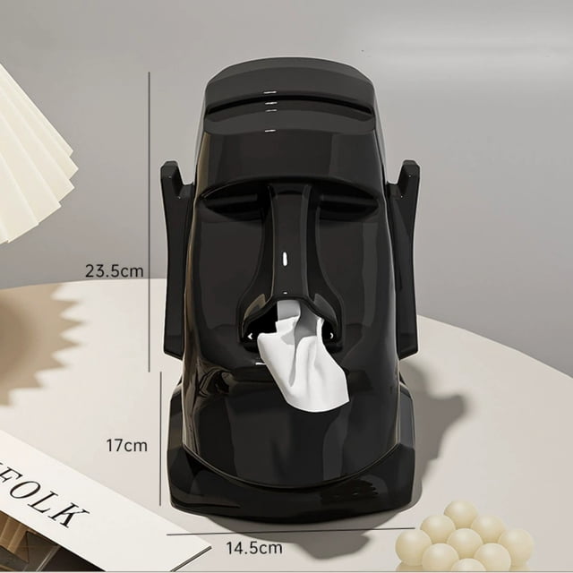 AYktou Home Organizers and Storage Tissue Box Household Multi Function Headphone Stand And Sunglasses Holders With Built In Spring Large Capacity Tabletop Tissue Dispenser for Party Indoors